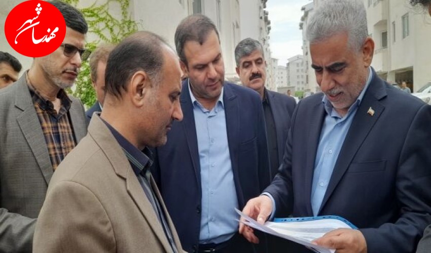 افتتاح واحدهای مسکونی طرح جهش تولید مسکن استان گیلان 