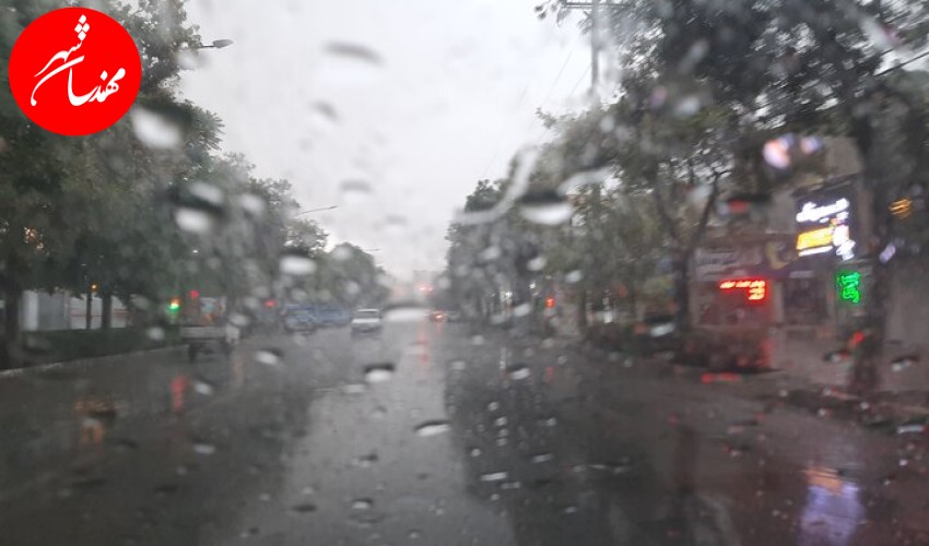 بارش‌های پراکنده باران و وزش باد در نیمه شمالی کشور